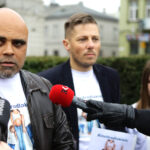 12.4.2016 Kielce. In Vitro dla Kielc - konferencja prasowa. Marcin Chłodnicki. Oleg Magdziarz. / Wojciech Habdas / Radio Kielce