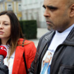 12.4.2016 Kielce. In Vitro dla Kielc - konferencja prasowa. Oleg Magdziarz. / Wojciech Habdas / Radio Kielce