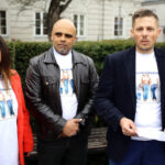 12.4.2016 Kielce. In Vitro dla Kielc - konferencja prasowa. Marcin Chłodnicki. Oleg Magdziarz. / Wojciech Habdas / Radio Kielce