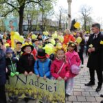 21.04.2016 „Marszem żonkili” rozpoczęła się w województwie świętokrzyskim społeczna kampania „Pola Nadziei”. / Wojciech Habdas / Radio Kielce