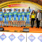 22.4.2016 Tomaszów Mazowiecki. Prezentacja kolarzy. / Wojciech Habdas / Radio Kielce