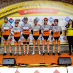 22.4.2016 Tomaszów Mazowiecki. Prezentacja kolarzy. / Wojciech Habdas / Radio Kielce