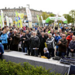 22.4.2016 Tomaszów Mazowiecki. Eryk Latoń z ekipy CCC Sprandi Polkowice został nowym liderem XI Międzynarodowego Wyścigu Kolarskiego "Szlakiem walk majora Hubala". / Wojciech Habdas / Radio Kielce