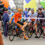 22.4.2016 Tomaszów Mazowiecki. Eryk Latoń z ekipy CCC Sprandi Polkowice został nowym liderem XI Międzynarodowego Wyścigu Kolarskiego "Szlakiem walk majora Hubala". / Wojciech Habdas / Radio Kielce