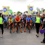 22.4.2016 Tomaszów Mazowiecki. Eryk Latoń z ekipy CCC Sprandi Polkowice został nowym liderem XI Międzynarodowego Wyścigu Kolarskiego "Szlakiem walk majora Hubala". / Wojciech Habdas / Radio Kielce