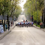 22.4.2016 Tomaszów Mazowiecki. Eryk Latoń z ekipy CCC Sprandi Polkowice został nowym liderem XI Międzynarodowego Wyścigu Kolarskiego "Szlakiem walk majora Hubala". / Wojciech Habdas / Radio Kielce