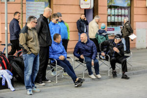 22.4.2016 Tomaszów Mazowiecki. Eryk Latoń z ekipy CCC Sprandi Polkowice został nowym liderem XI Międzynarodowego Wyścigu Kolarskiego "Szlakiem walk majora Hubala". / Wojciech Habdas / Radio Kielce