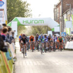 22.4.2016 Tomaszów Mazowiecki. Eryk Latoń z ekipy CCC Sprandi Polkowice został nowym liderem XI Międzynarodowego Wyścigu Kolarskiego "Szlakiem walk majora Hubala". / Wojciech Habdas / Radio Kielce