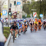 22.4.2016 Tomaszów Mazowiecki. Eryk Latoń z ekipy CCC Sprandi Polkowice został nowym liderem XI Międzynarodowego Wyścigu Kolarskiego "Szlakiem walk majora Hubala". / Wojciech Habdas / Radio Kielce