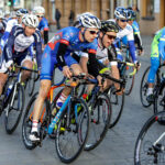 22.4.2016 Tomaszów Mazowiecki. Eryk Latoń z ekipy CCC Sprandi Polkowice został nowym liderem XI Międzynarodowego Wyścigu Kolarskiego "Szlakiem walk majora Hubala". / Wojciech Habdas / Radio Kielce