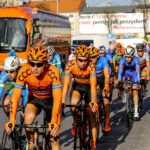 22.4.2016 Tomaszów Mazowiecki. Eryk Latoń z ekipy CCC Sprandi Polkowice został nowym liderem XI Międzynarodowego Wyścigu Kolarskiego "Szlakiem walk majora Hubala". / Wojciech Habdas / Radio Kielce