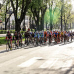 22.4.2016 Tomaszów Mazowiecki. Eryk Latoń z ekipy CCC Sprandi Polkowice został nowym liderem XI Międzynarodowego Wyścigu Kolarskiego "Szlakiem walk majora Hubala". / Wojciech Habdas / Radio Kielce