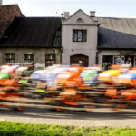 22.4.2016 Tomaszów Mazowiecki. Eryk Latoń z ekipy CCC Sprandi Polkowice został nowym liderem XI Międzynarodowego Wyścigu Kolarskiego "Szlakiem walk majora Hubala". / Wojciech Habdas / Radio Kielce