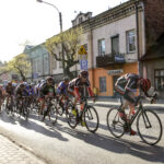 22.4.2016 Tomaszów Mazowiecki. Eryk Latoń z ekipy CCC Sprandi Polkowice został nowym liderem XI Międzynarodowego Wyścigu Kolarskiego "Szlakiem walk majora Hubala". / Wojciech Habdas / Radio Kielce