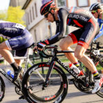 22.4.2016 Tomaszów Mazowiecki. Eryk Latoń z ekipy CCC Sprandi Polkowice został nowym liderem XI Międzynarodowego Wyścigu Kolarskiego "Szlakiem walk majora Hubala". / Wojciech Habdas / Radio Kielce