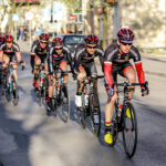 22.4.2016 Tomaszów Mazowiecki. Eryk Latoń z ekipy CCC Sprandi Polkowice został nowym liderem XI Międzynarodowego Wyścigu Kolarskiego "Szlakiem walk majora Hubala". / Wojciech Habdas / Radio Kielce