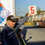 22.4.2016 Tomaszów Mazowiecki. Eryk Latoń z ekipy CCC Sprandi Polkowice został nowym liderem XI Międzynarodowego Wyścigu Kolarskiego "Szlakiem walk majora Hubala". / Wojciech Habdas / Radio Kielce