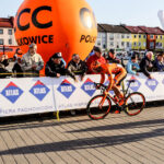 22.4.2016 Tomaszów Mazowiecki. Eryk Latoń z ekipy CCC Sprandi Polkowice został nowym liderem XI Międzynarodowego Wyścigu Kolarskiego "Szlakiem walk majora Hubala". / Wojciech Habdas / Radio Kielce