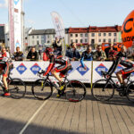 22.4.2016 Tomaszów Mazowiecki. Eryk Latoń z ekipy CCC Sprandi Polkowice został nowym liderem XI Międzynarodowego Wyścigu Kolarskiego "Szlakiem walk majora Hubala". / Wojciech Habdas / Radio Kielce