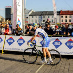 22.4.2016 Tomaszów Mazowiecki. Eryk Latoń z ekipy CCC Sprandi Polkowice został nowym liderem XI Międzynarodowego Wyścigu Kolarskiego "Szlakiem walk majora Hubala". / Wojciech Habdas / Radio Kielce