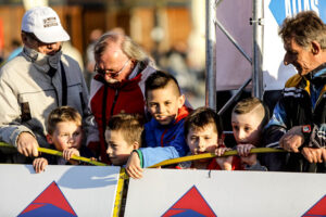 22.4.2016 Tomaszów Mazowiecki. Eryk Latoń z ekipy CCC Sprandi Polkowice został nowym liderem XI Międzynarodowego Wyścigu Kolarskiego "Szlakiem walk majora Hubala". / Wojciech Habdas / Radio Kielce