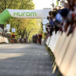 22.4.2016 Tomaszów Mazowiecki. Eryk Latoń z ekipy CCC Sprandi Polkowice został nowym liderem XI Międzynarodowego Wyścigu Kolarskiego "Szlakiem walk majora Hubala". / Wojciech Habdas / Radio Kielce