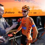 22.04.2016 Tomaszów Mazowiecki. Międzynarodowy Wyścig Kolarski "Szlakiem walk majora Hubala". Eryk Latoń / Wojciech Habdas / Radio Kielce