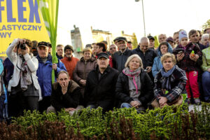 22.4.2016 Tomaszów Mazowiecki. Eryk Latoń z ekipy CCC Sprandi Polkowice został nowym liderem XI Międzynarodowego Wyścigu Kolarskiego "Szlakiem walk majora Hubala". / Wojciech Habdas / Radio Kielce