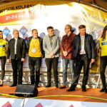 22.4.2016 Tomaszów Mazowiecki. Eryk Latoń z ekipy CCC Sprandi Polkowice został nowym liderem XI Międzynarodowego Wyścigu Kolarskiego "Szlakiem walk majora Hubala". / Wojciech Habdas / Radio Kielce