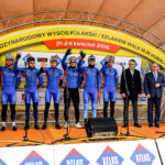 24.4.2016 Końskie. Wyścig Szlakiem Walk Majora Hubala - dzień czwarty. Prezentacja drużyn. / Wojciech Habdas / Radio Kielce