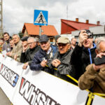 24.4.2016 Końskie. Wyścig Szlakiem Walk Majora Hubala - dzień czwarty. Chwila przed startem. / Wojciech Habdas / Radio Kielce
