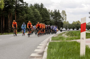 24.4.2016 Wincentów. Wyścig Szlakiem Walk Majora Hubala - dzień czwarty. / Wojciech Habdas / Radio Kielce