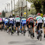 24.4.2016 Końskie. Wyścig Szlakiem Walk Majora Hubala - dzień czwarty. Trzecie okrążenie. / Wojciech Habdas / Radio Kielce