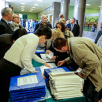 25.4.2016 Kielce. Minister Edukacji Narodowej Anna Zalewska wzięła udział w debacie poświęconej przyszłości edukacji. / Wojciech Habdas / Radio Kielce
