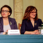 25.4.2016 Kielce. Minister Edukacji Narodowej Anna Zalewska wzięła udział w debacie poświęconej przyszłości edukacji. / Wojciech Habdas / Radio Kielce