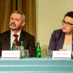 25.4.2016 Kielce. Minister Edukacji Narodowej Anna Zalewska wzięła udział w debacie poświęconej przyszłości edukacji. / Wojciech Habdas / Radio Kielce