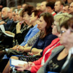 25.4.2016 Kielce. Minister Edukacji Narodowej Anna Zalewska wzięła udział w debacie poświęconej przyszłości edukacji. / Wojciech Habdas / Radio Kielce