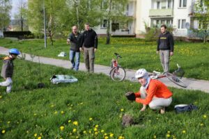 26.04.2016. Nasadzenia na osiedlu Na Stoku w Kielcach / Wojciech Habdas / Radio Kielce