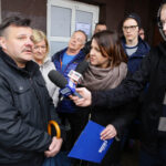 27.4.2016 Kielce. Interwencja Radia Kielce i TVP3 przy ul. Panoramicznej. / Wojciech Hadbas / Radio Kielce