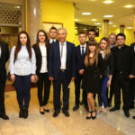 27.4.2016 Kielce. W wyborach na rektora Politechniki Świętokrzyskiej Profesora Wiesława Trąmpczyńskiego poparło czterdziestu czterech z siedemdziesięciu jeden elektorów. / Wojciech Habdas / Radio Kielce