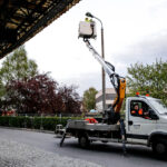 28.4.2016 Kielce. Tylko dziś usunięto awarie 30 latarni. / Wojciech Habdas / Radio Kielce