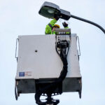 28.4.2016 Kielce. Tylko dziś usunięto awarie 30 latarni. / Wojciech Habdas / Radio Kielce