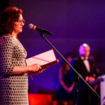 29.4.2016 Kielce. Wręczono jubileuszowe Lary Świętokrzyskie. Wojewoda Świętokrzyski Agata Wojtyszek. / Wojciech Habdas / Radio Kielce