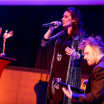 29.4.2016 Kielce. Wręczono jubileuszowe Lary Świętokrzyskie. Galę uświetniła swoimi występami Edyta Strzycka. / Wojciech Habdas / Radio Kielce