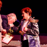 29.4.2016 Kielce. Wręczono jubileuszowe Lary Świętokrzyskie.  „Liderem Dobroczynności” została Urszula Radziszewska / Wojciech Habdas / Radio Kielce