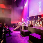 29.4.2016 Kielce. Wręczono jubileuszowe Lary Świętokrzyskie. Na scenie zespół Audiofeels. / Wojciech Habdas / Radio Kielce