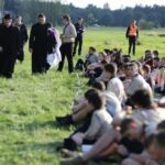 30.04.2016. Zlot Skautów Europy w Gościencinie, w powiecie włoszczowskim / Wojciech Habdas / Radio Kielce