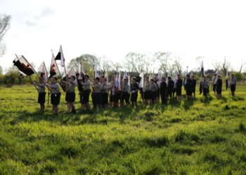 30.04.2016. Zlot Skautów Europy w Gościencinie, w powiecie włoszczowskim / Wojciech Habdas / Radio Kielce