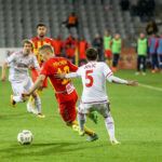 30.4.2016 Kielce. 34. kolejka Ekstraklasy: Korona Kielce - Wisła Kraków. Bartłomiej Pawłowski / Wojciech Habdas / Radio Kielce