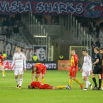 30.4.2016 Kielce. 34. kolejka Ekstraklasy: Korona Kielce - Wisła Kraków. / Wojciech Habdas / Radio Kielce